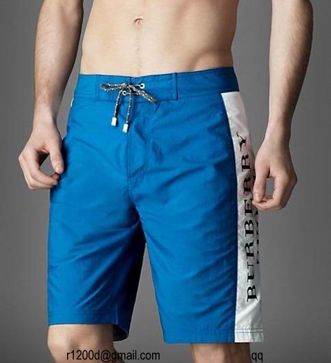 short de bain burberry homme