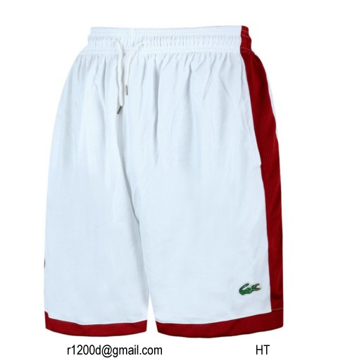 short homme lacoste pas cher