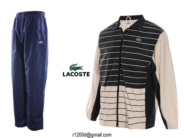 survetement lacoste pas cher homme