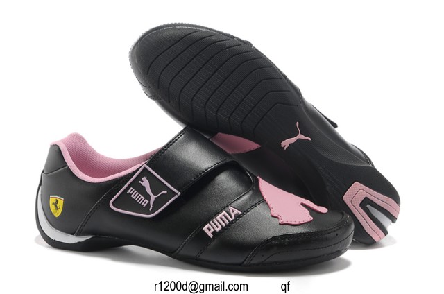 basket puma noir et rose femme basket puma noir et rose femme