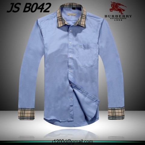 chemise burberry pour homme pas cher